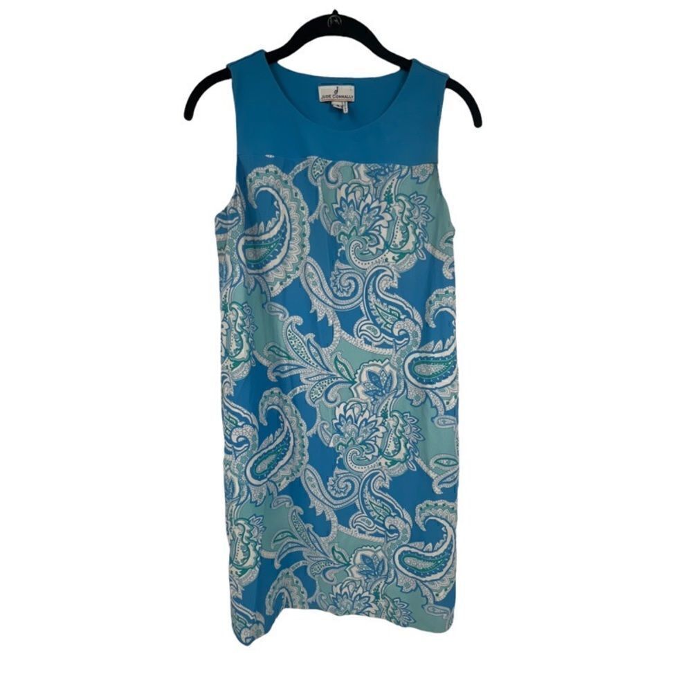 Jude Connally Beth Blue Sleeveless Dress‎